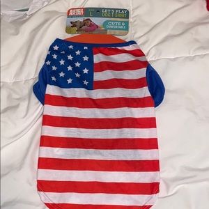 BRAND NEW w/tags. American outfit for dog.